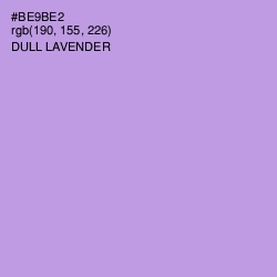 #BE9BE2 - Dull Lavender Color Image